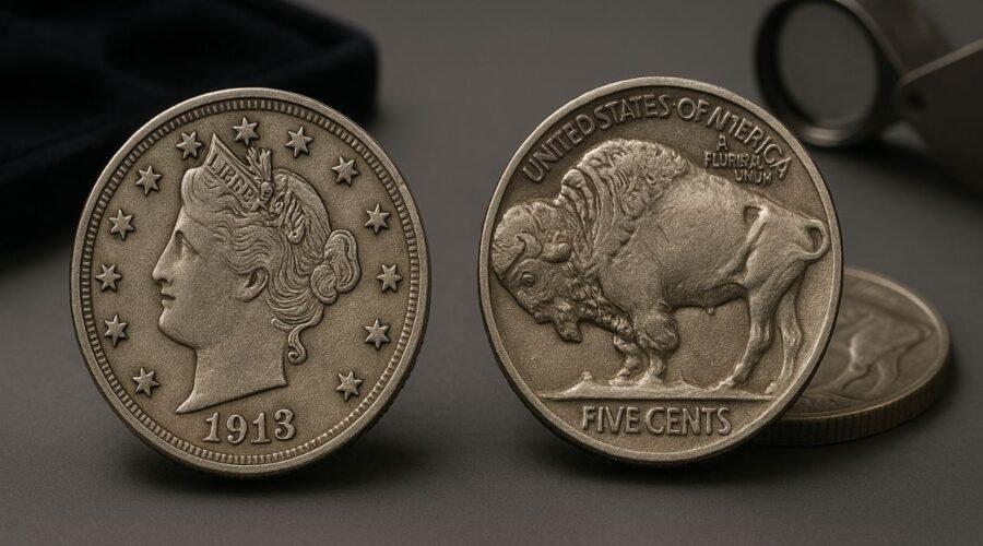 1913 Liberty Nickel vs Buffalo Nickels- The Key Differences