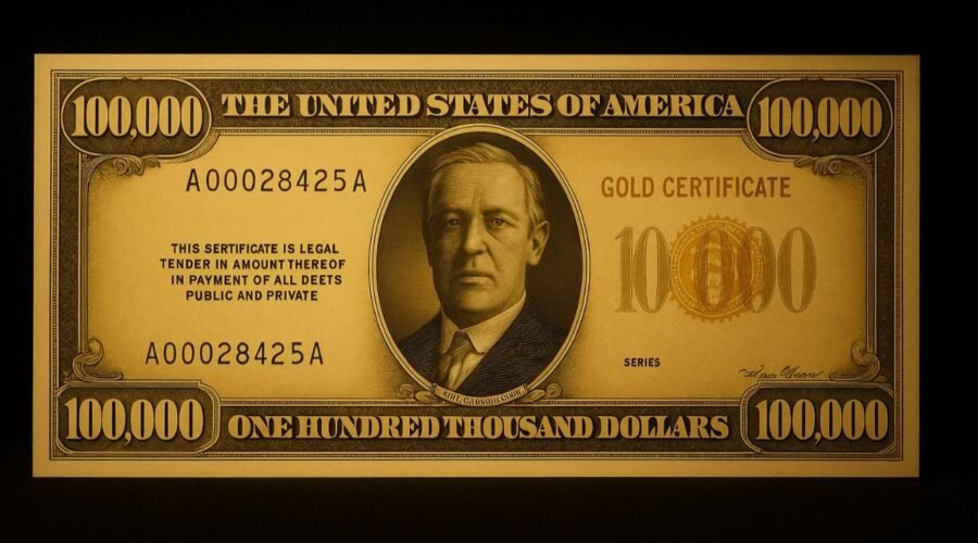 The $100,000 Gold Certificate- America’s Most Iconic Rare Bill
